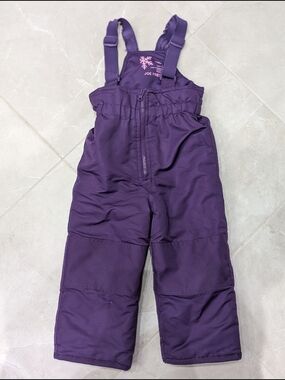 5/$35 Joe Fresh size 3 Purple Toddler Snow Bib pants